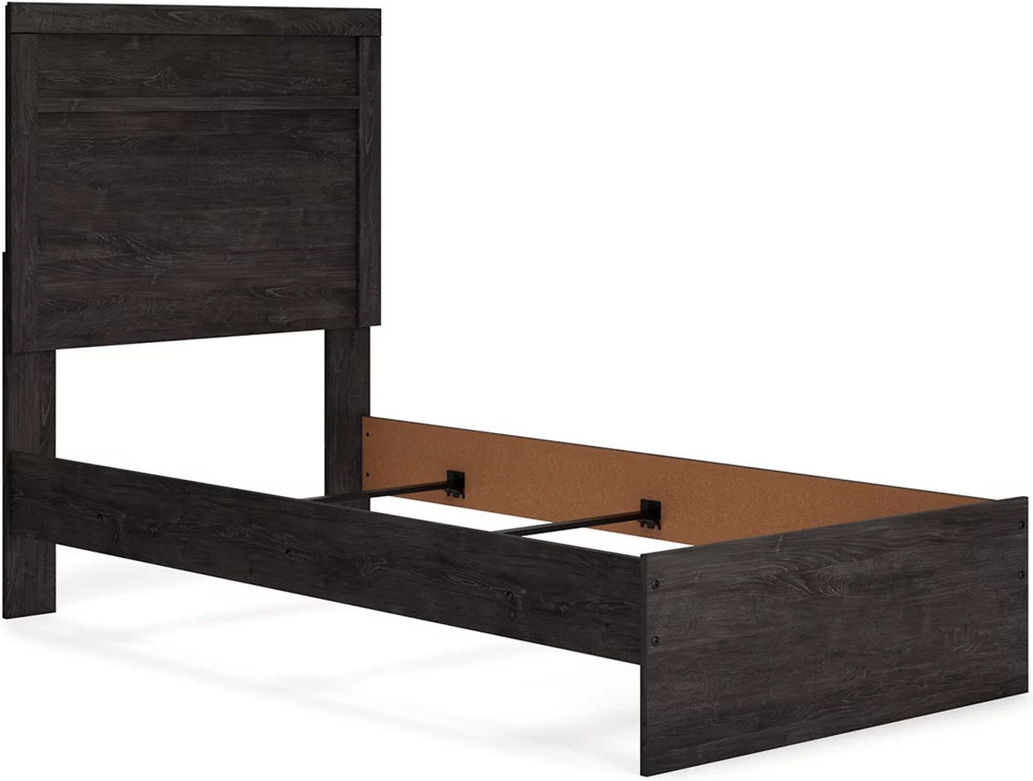 Belachime Twin Panel Bed In Black B2589B11