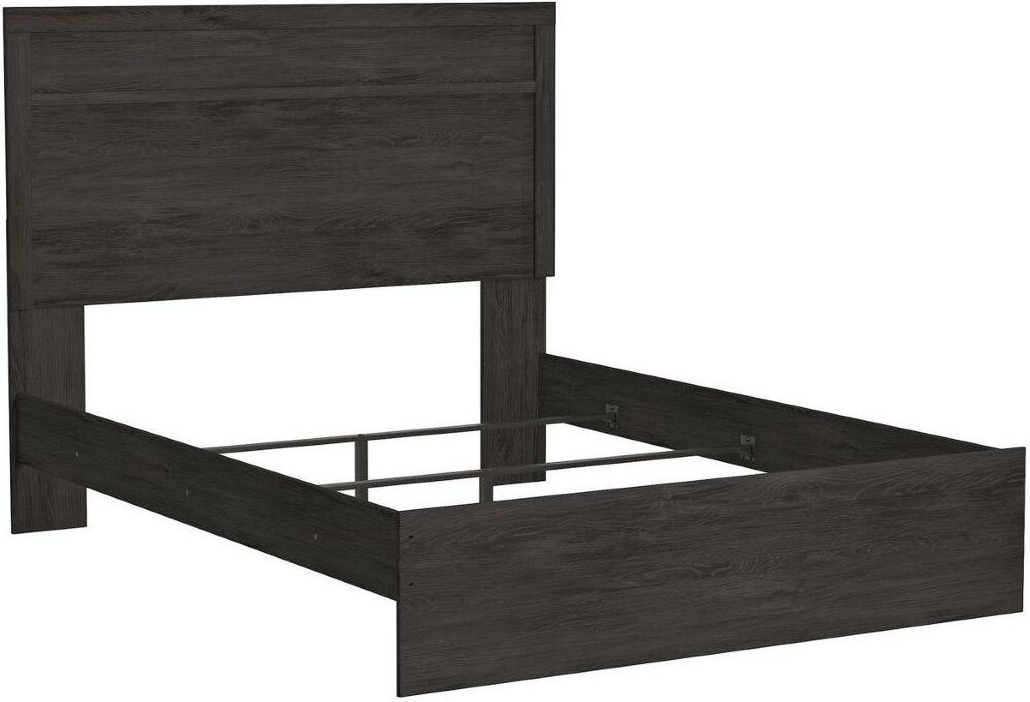 Belachime Black Queen Panel Bed B2589B2