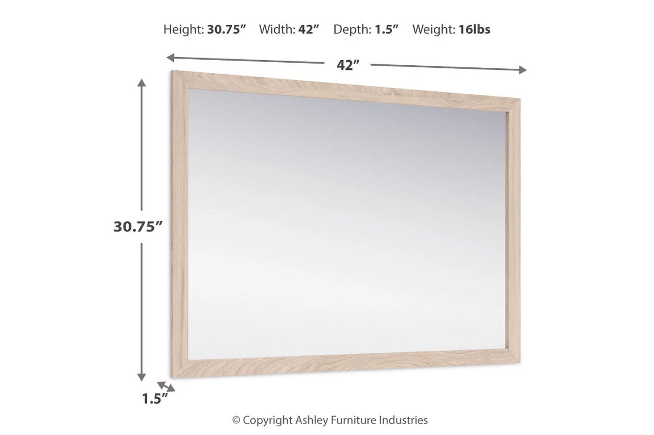 Cadmori Bedroom Mirror In Tan B261536