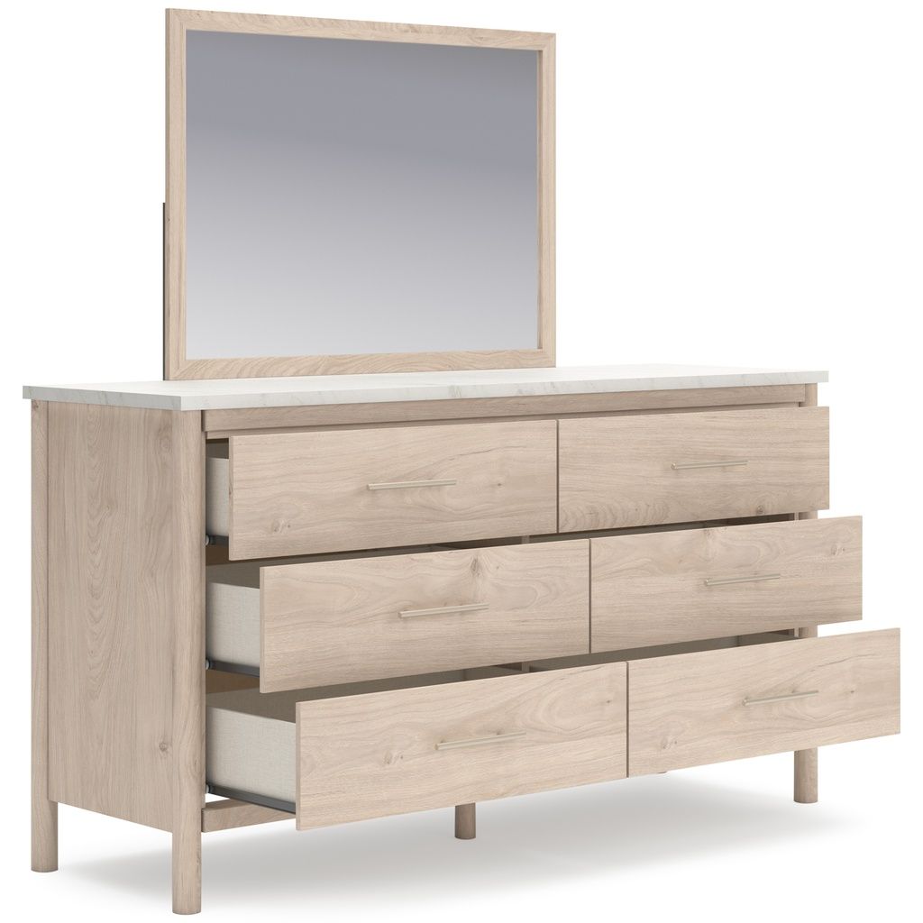 Cadmori Bedroom Mirror In Tan B261536