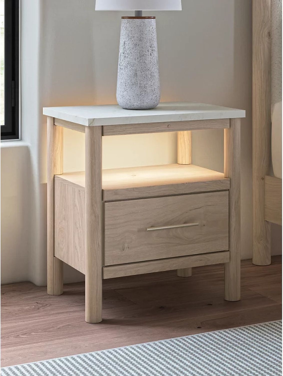 Cadmori Nightstand In Two-tone B261591