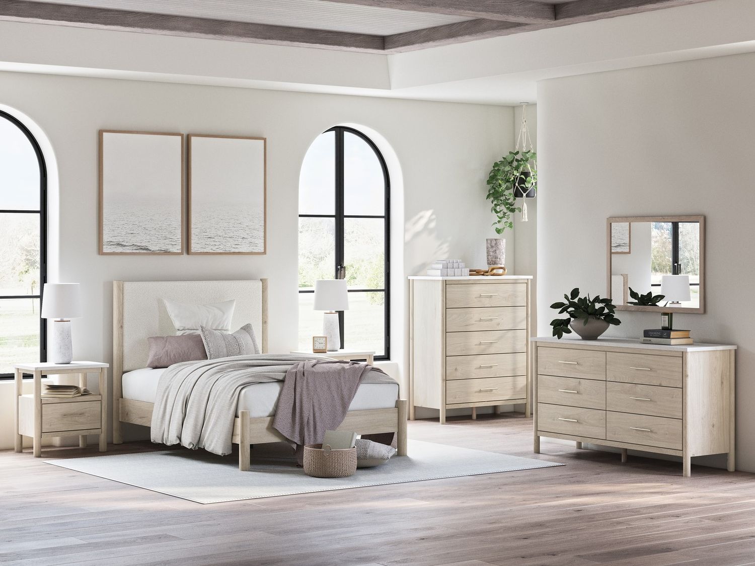 Cadmori Nightstand In Two-tone B261591