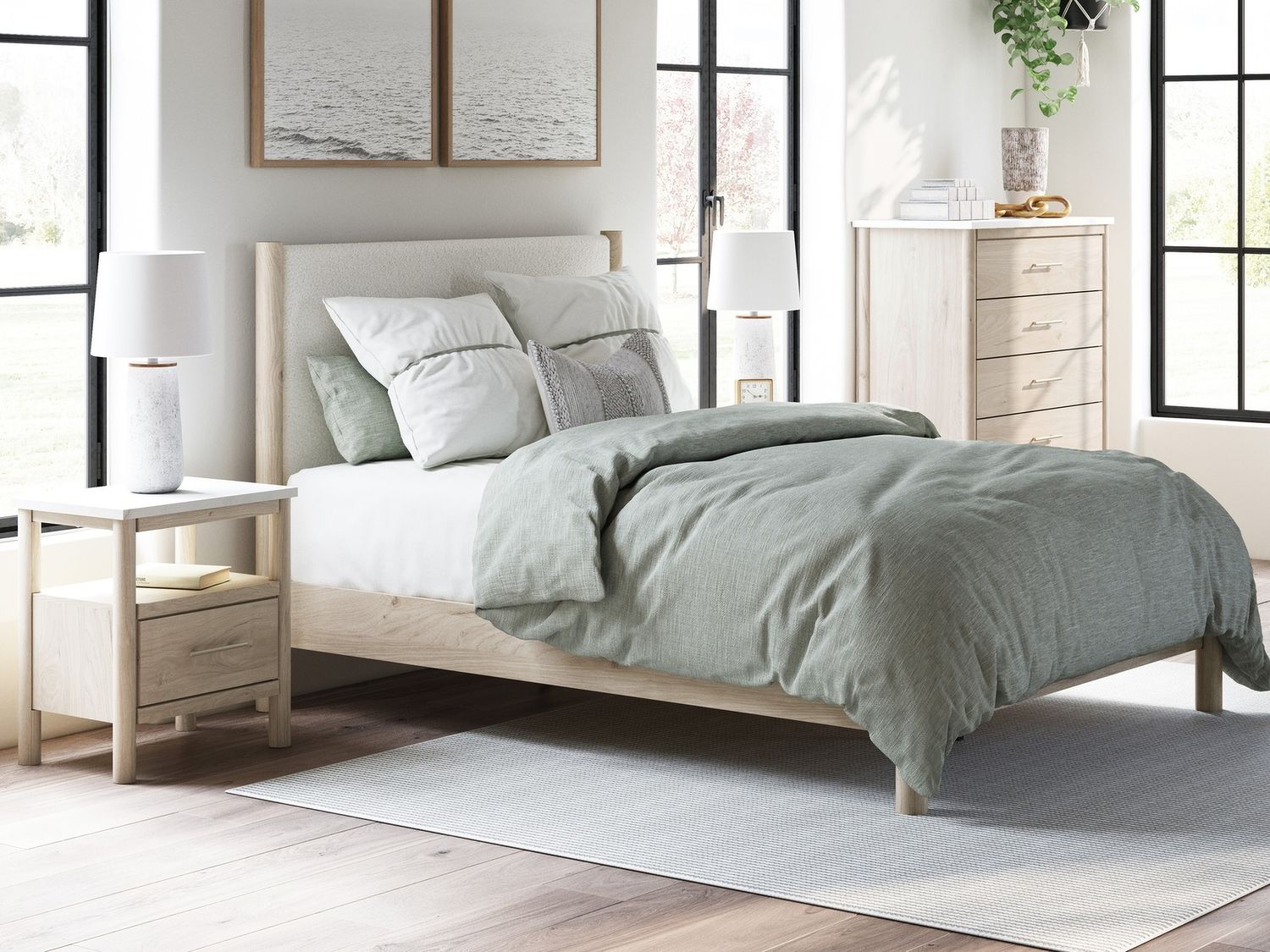 Cadmori Nightstand In Two-tone B261591