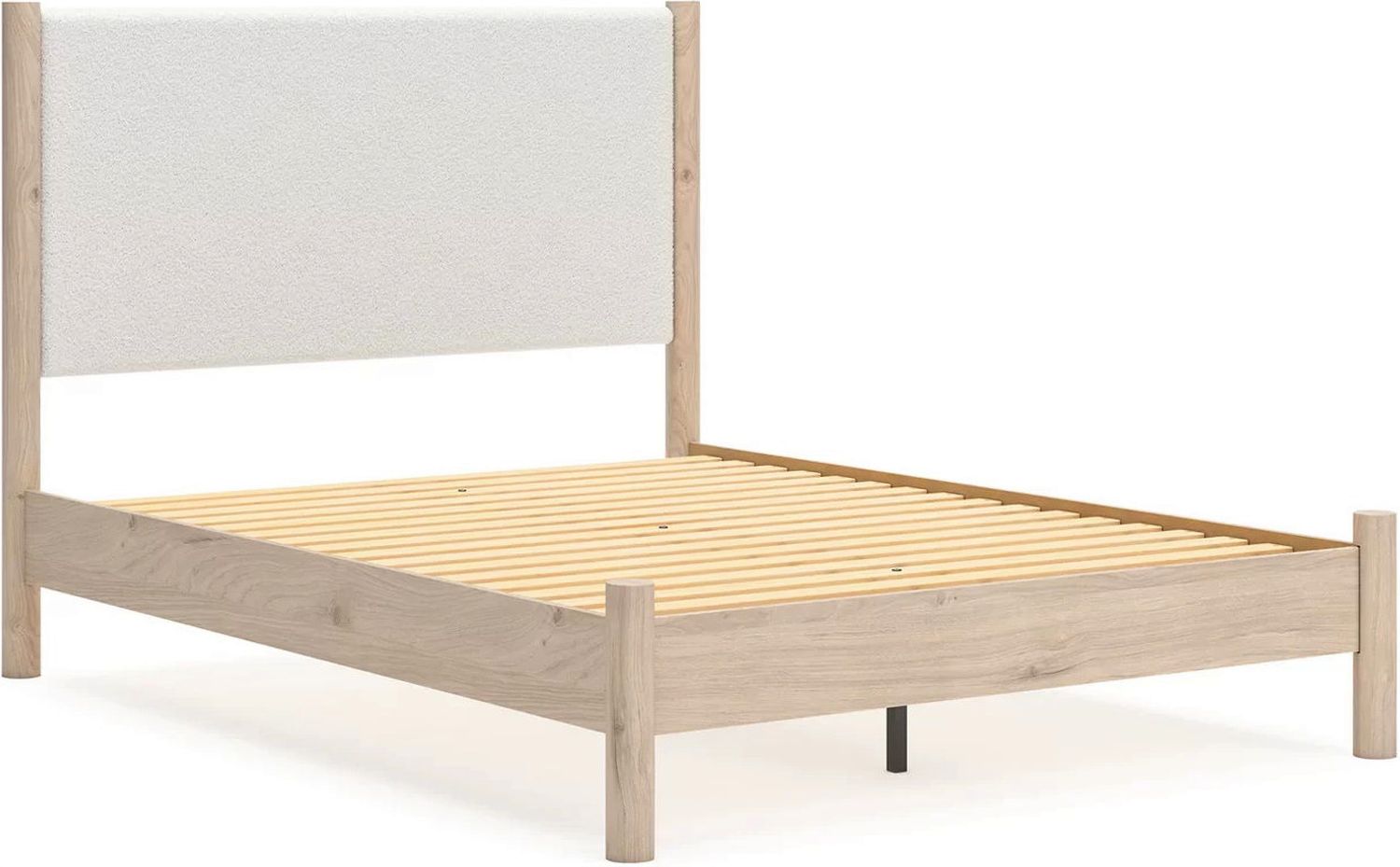 Cadmori Queen Upholstered Panel Bed In Two-tone B2615B4