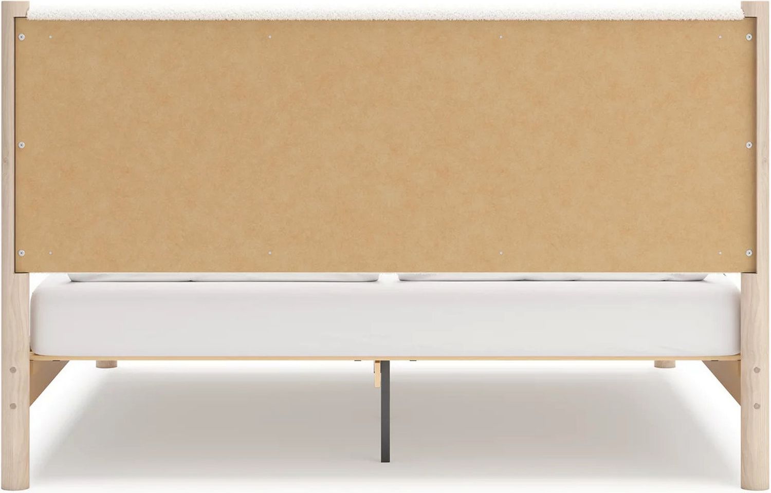 Cadmori King Upholstered Panel Bed In Two-tone B2615B7
