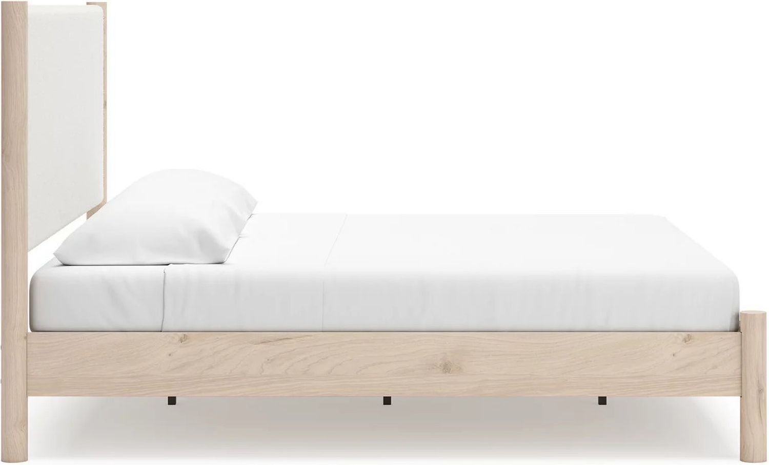 Cadmori King Upholstered Panel Bed In Two-tone B2615B7