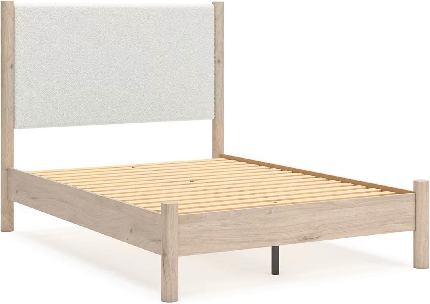 Cadmori Full Upholstered Panel Bed In Two-tone B2615B8