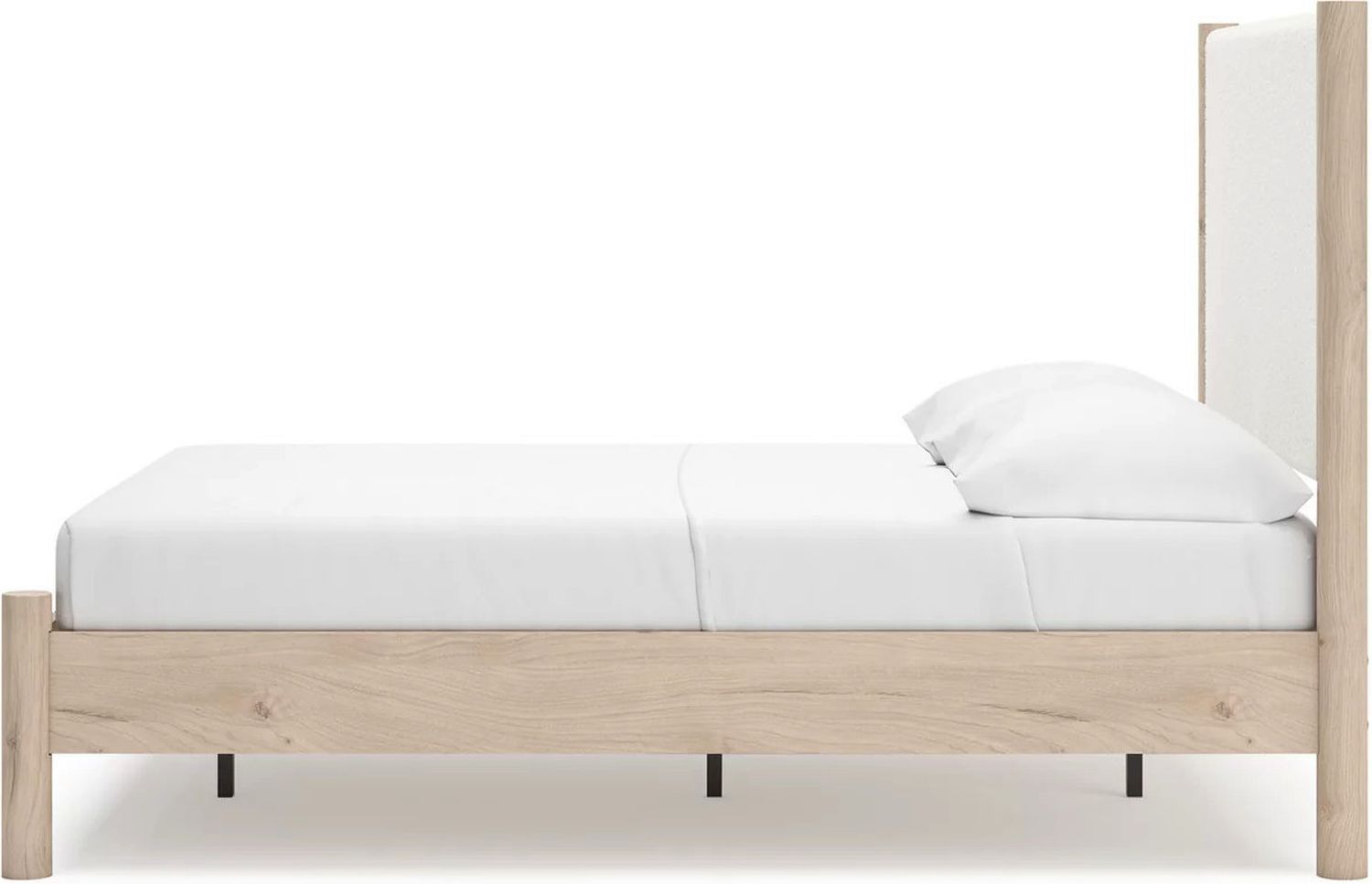 Cadmori Full Upholstered Panel Bed In Two-tone B2615B8