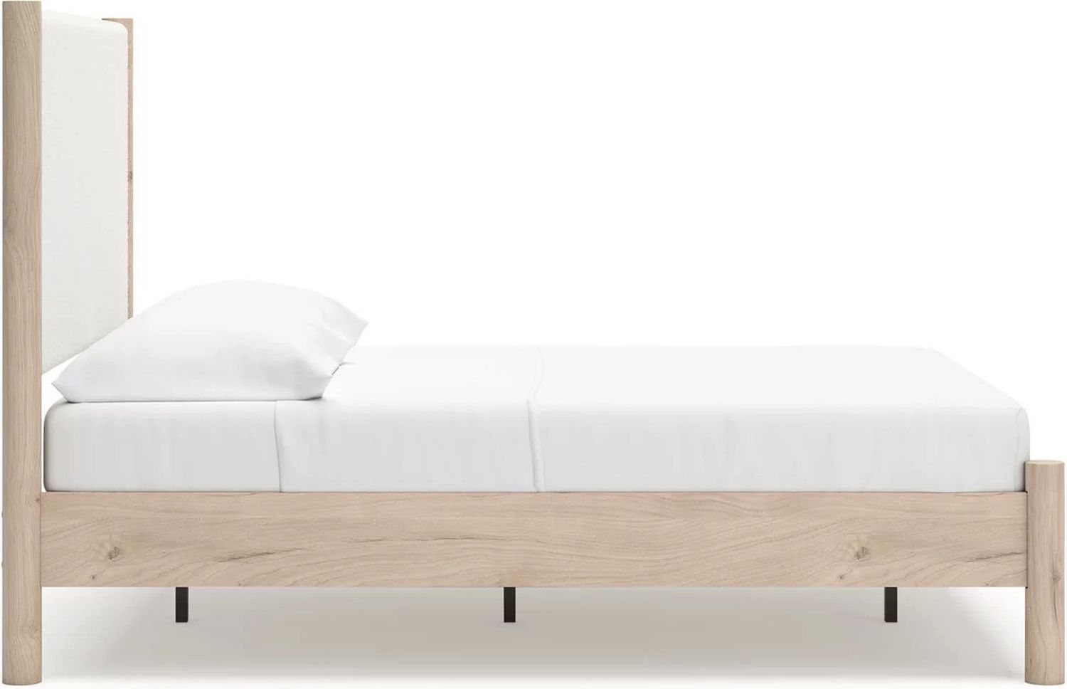 Cadmori Full Upholstered Panel Bed In Two-tone B2615B8