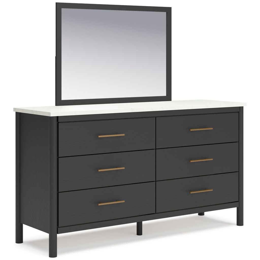 Cadmori Dresser In Black and White B2616231