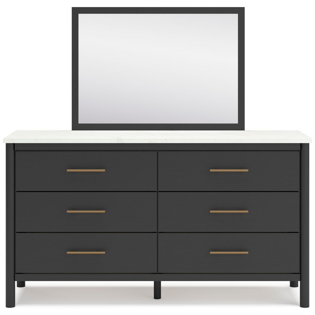 Cadmori Dresser In Black and White B2616231