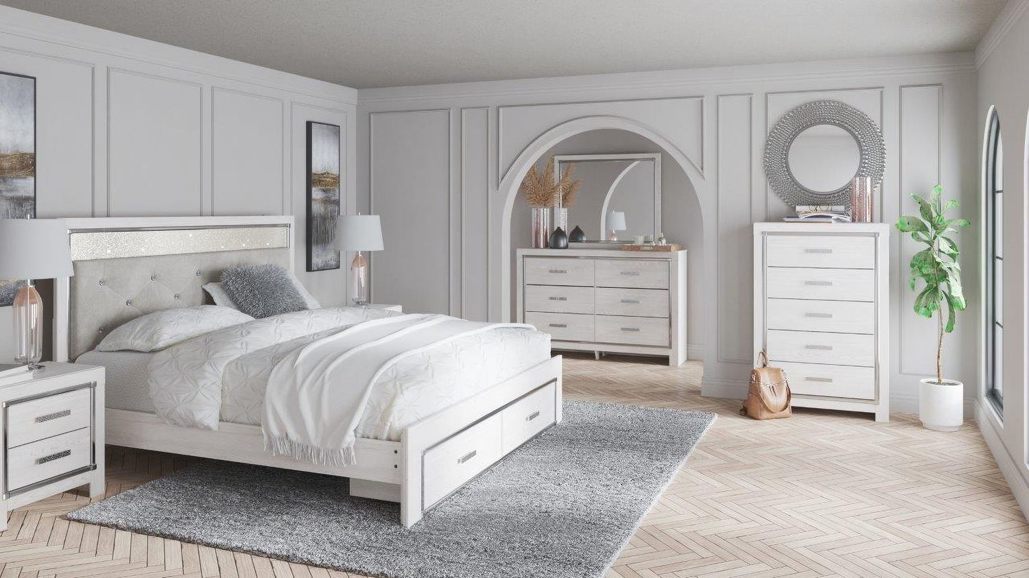 Altyra White Dresser B264031