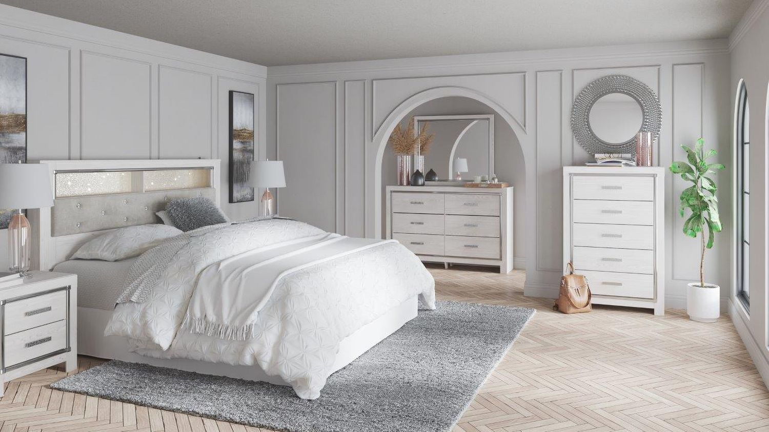 Altyra White Dresser B264031
