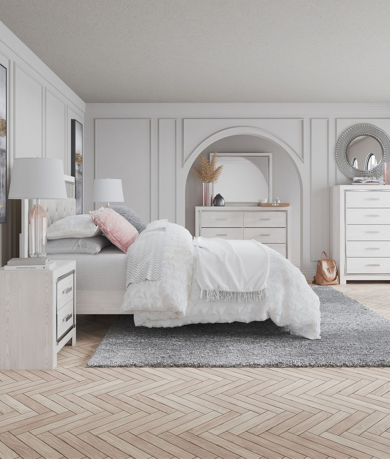 Altyra White Dresser B264031
