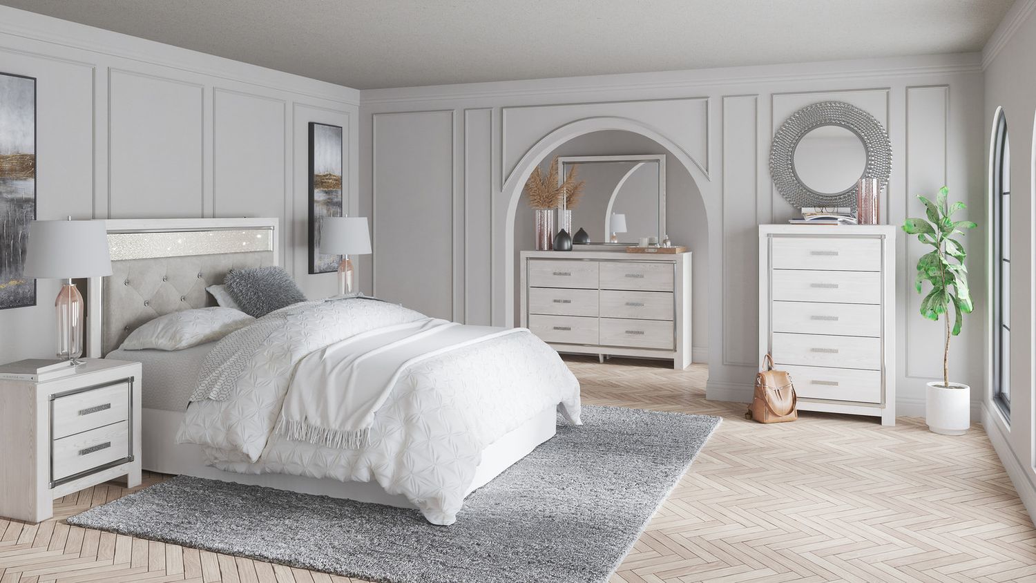 Altyra White Dresser B264031
