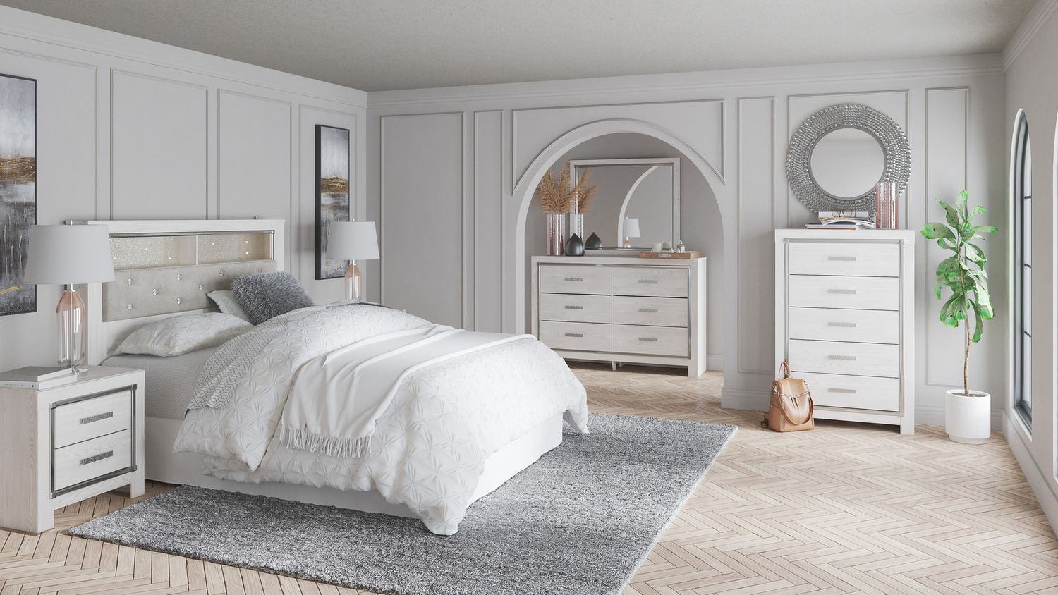 Altyra White Dresser B264031