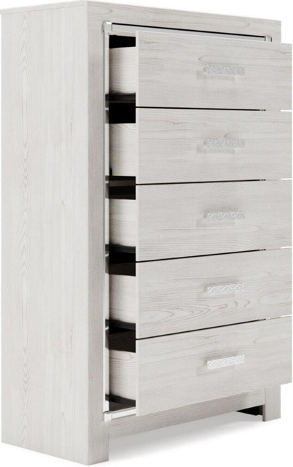 Altyra White Five Drawer Chest B264046