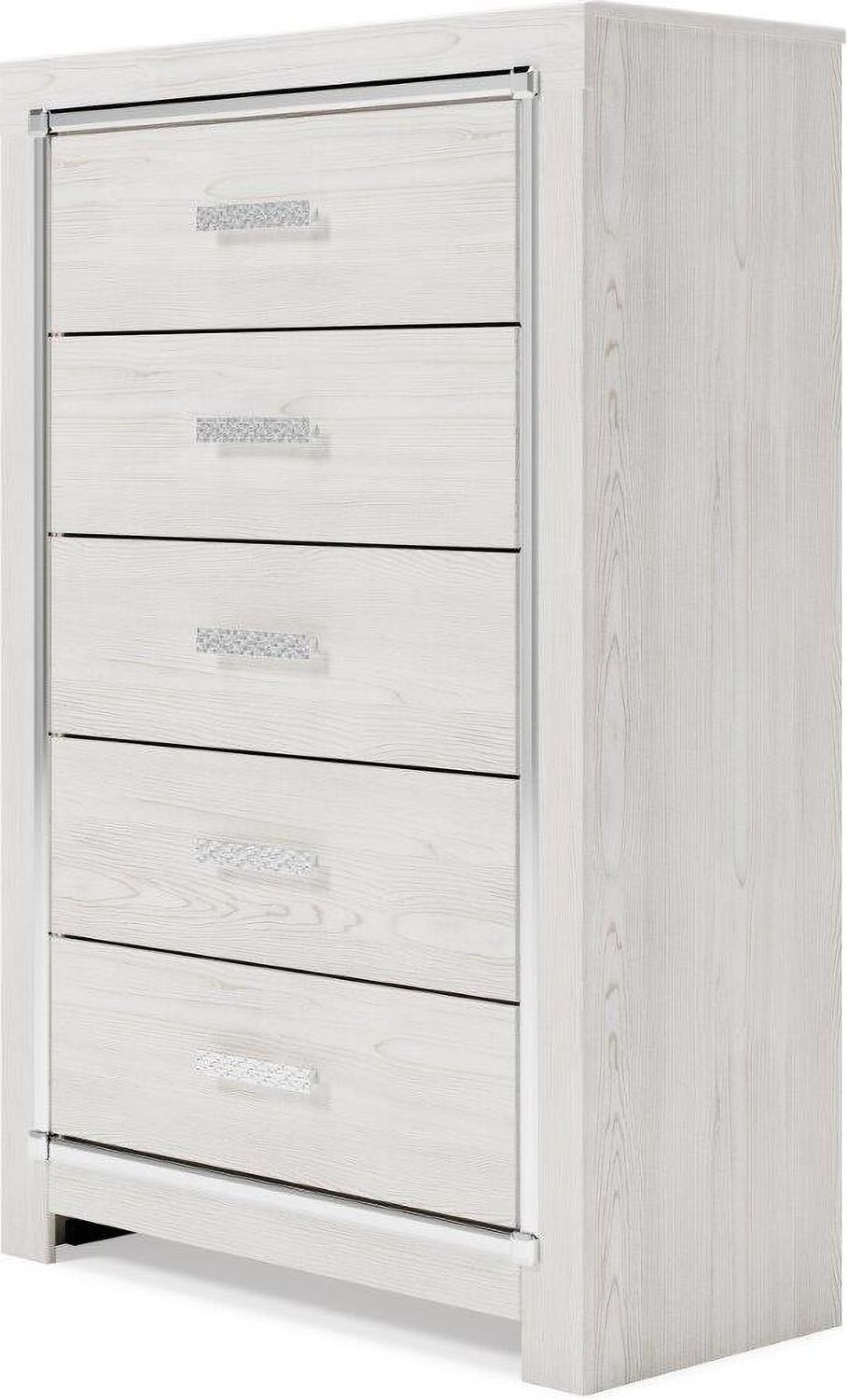 Altyra White Five Drawer Chest B264046