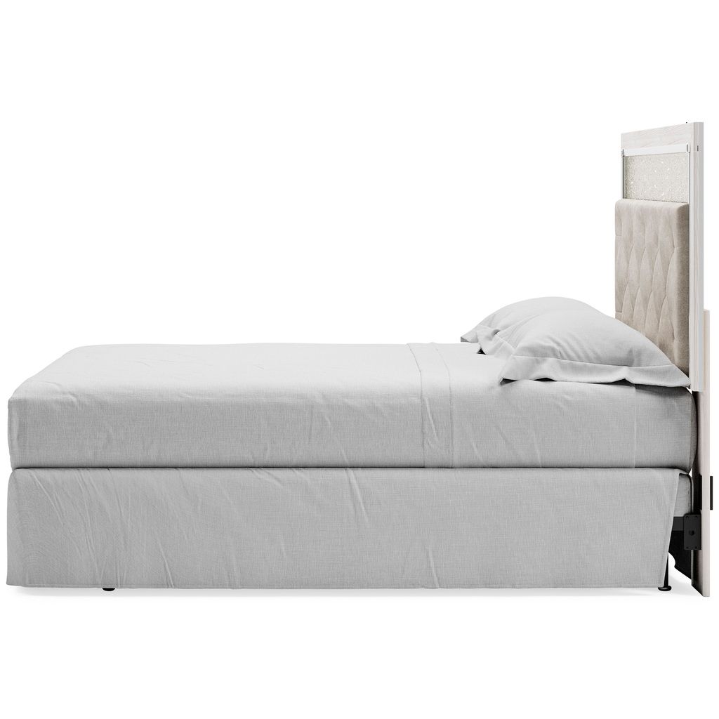 Altyra White Queen Upholstered Panel Headboard Only B264057