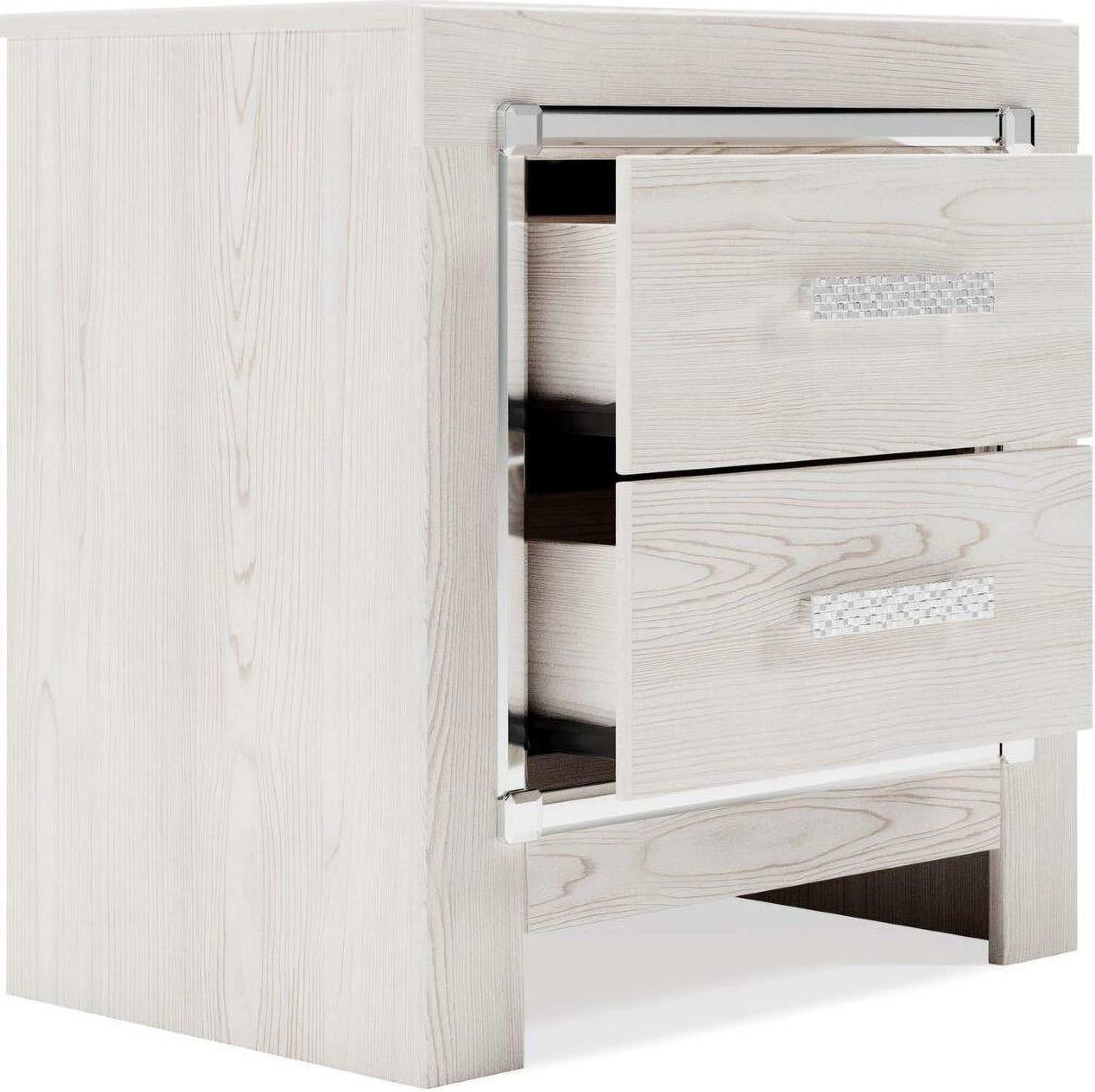 Altyra White Two Drawer Night Stand B264092