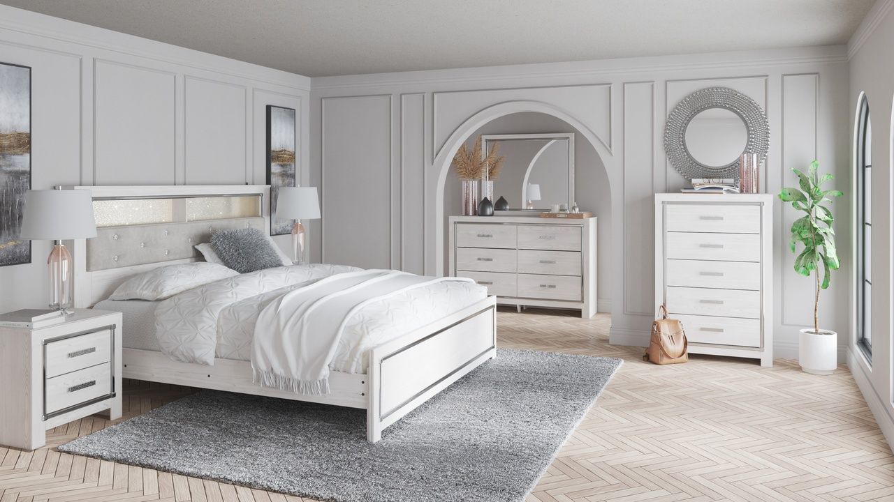 Altyra White Two Drawer Night Stand B264092
