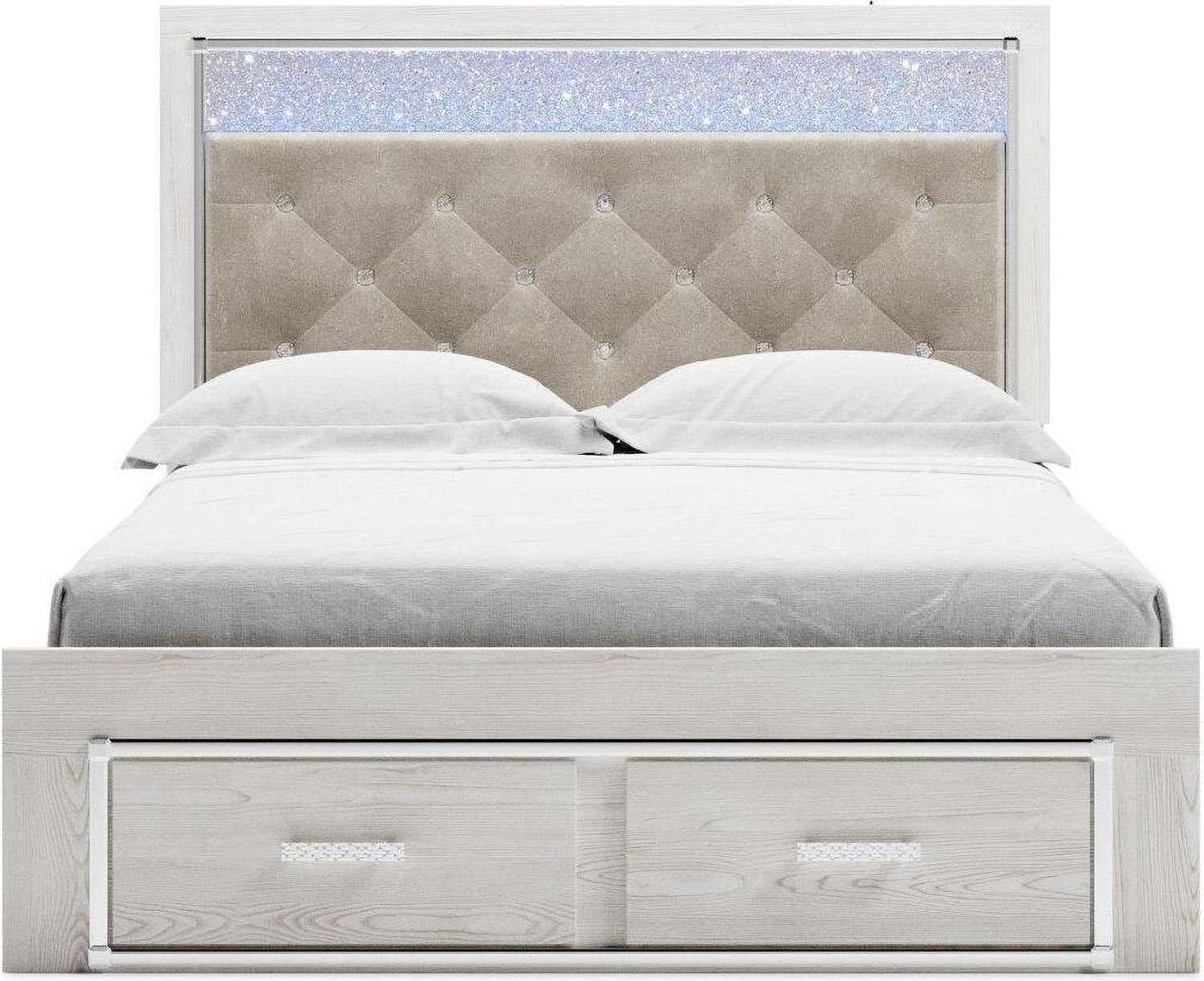 Altyra White Queen Storage Panel Bed B2640B17