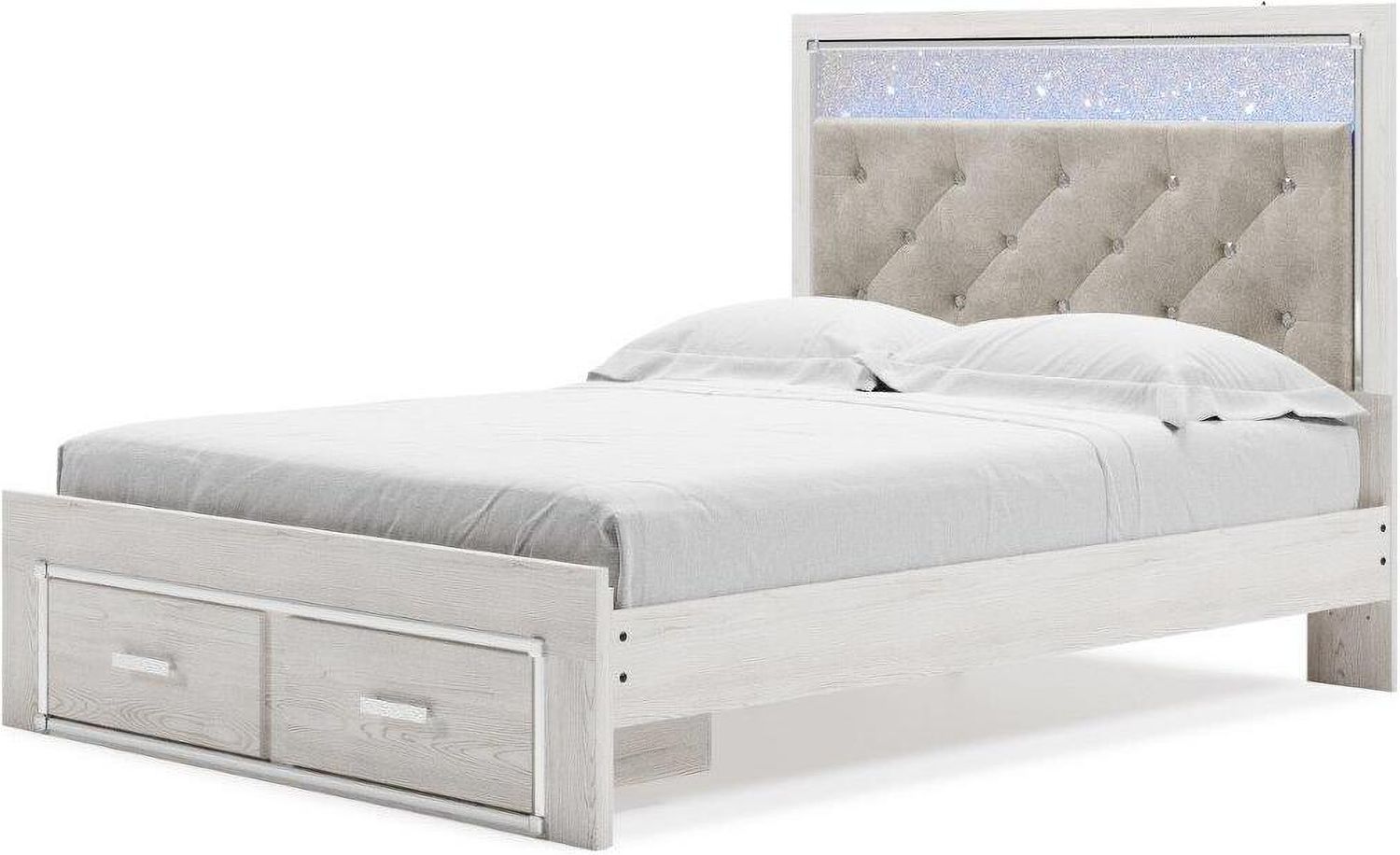 Altyra White Queen Storage Panel Bed B2640B17