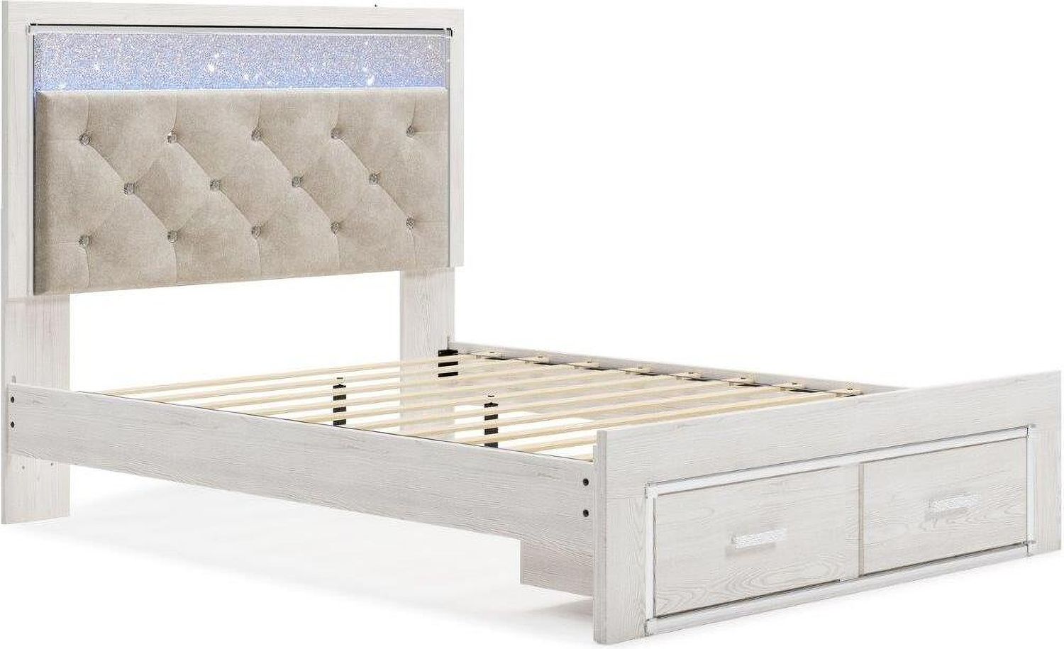 Altyra White Queen Storage Panel Bed B2640B17