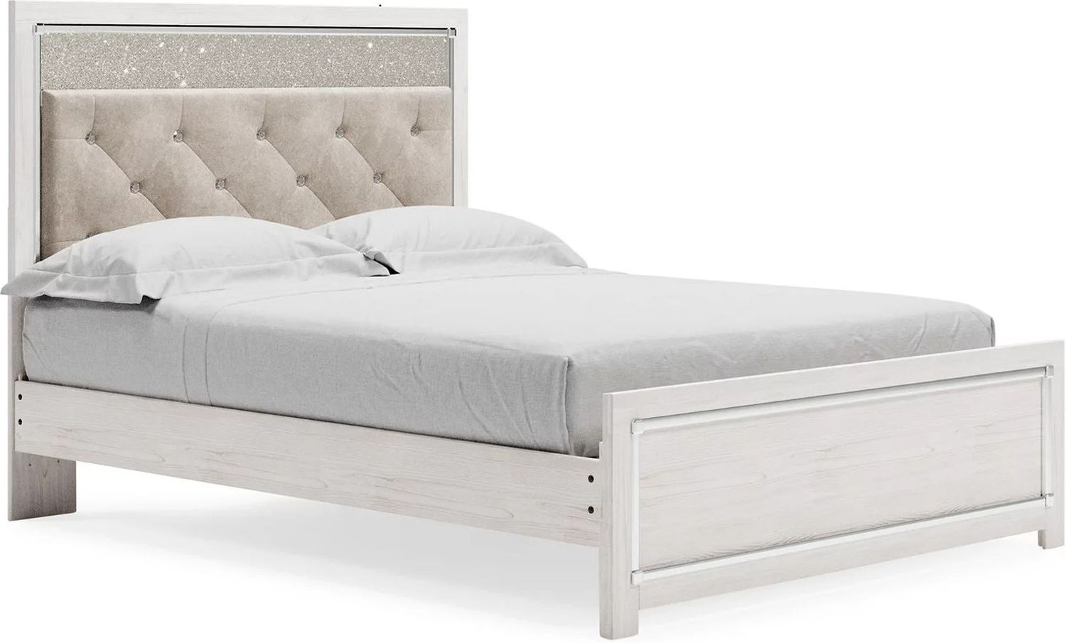 Altyra Queen Panel Bed In White B2640B18