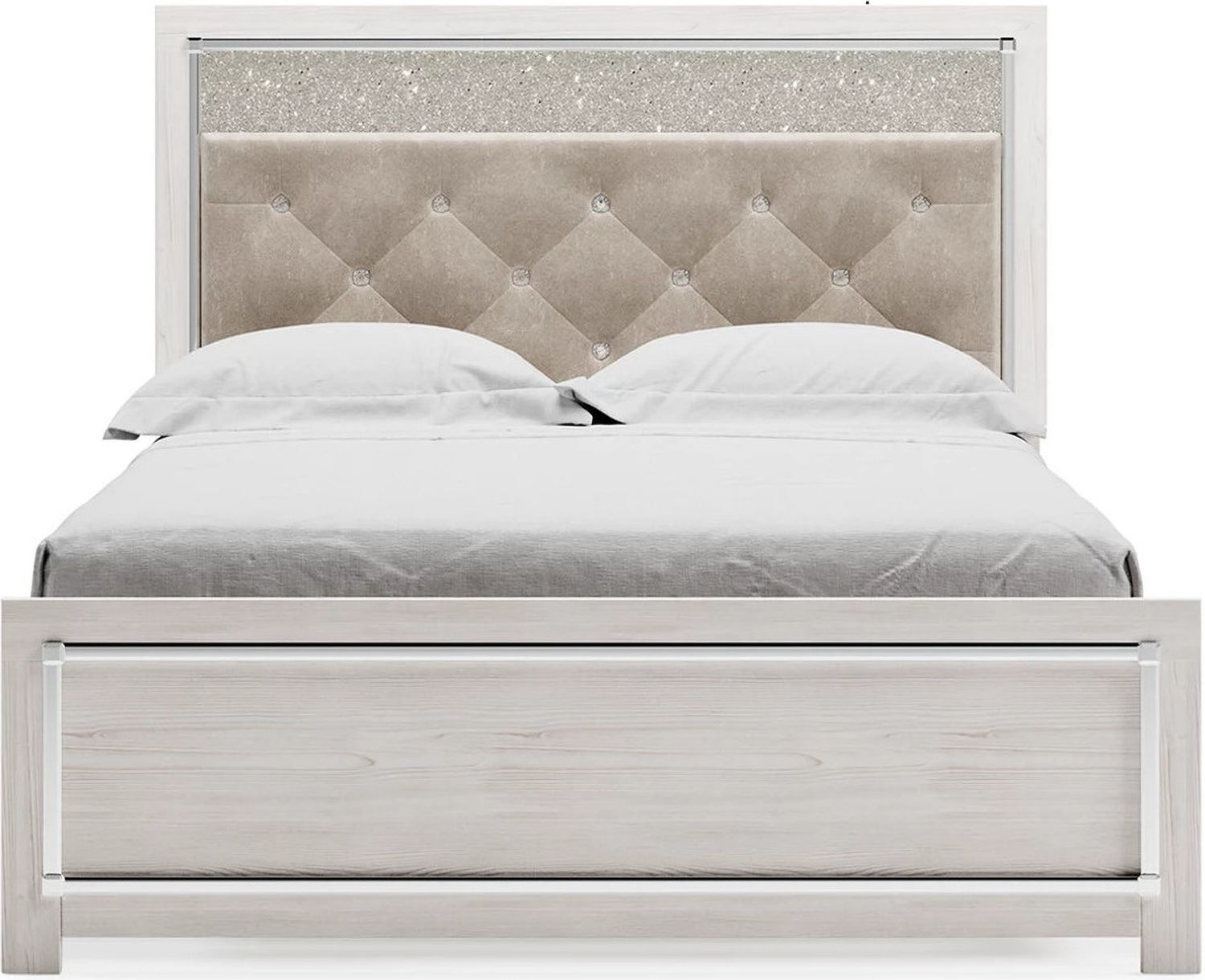Altyra Queen Panel Bed In White B2640B18