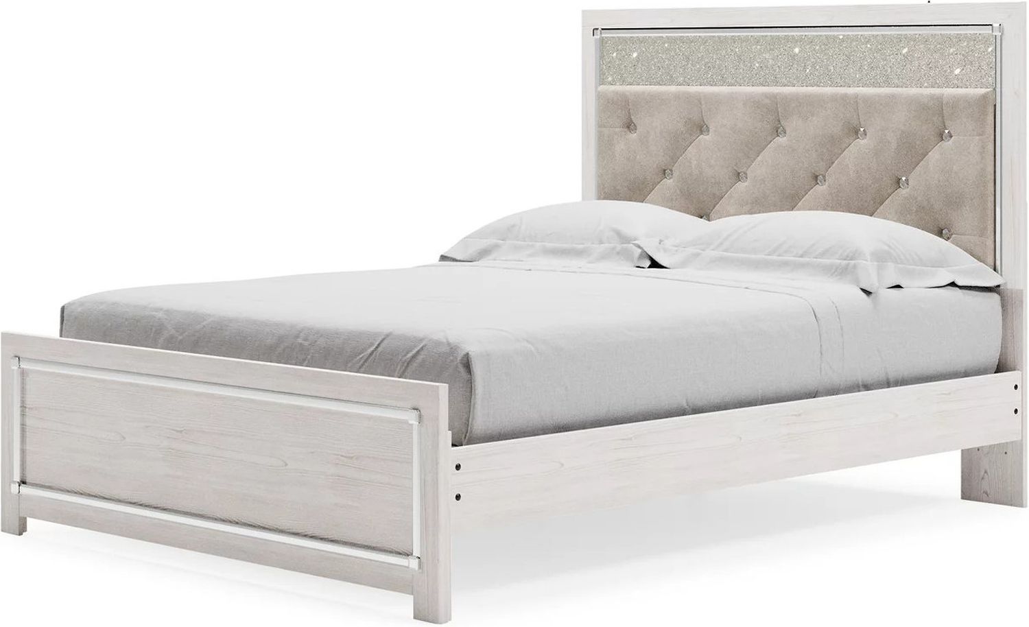 Altyra Queen Panel Bed In White B2640B18