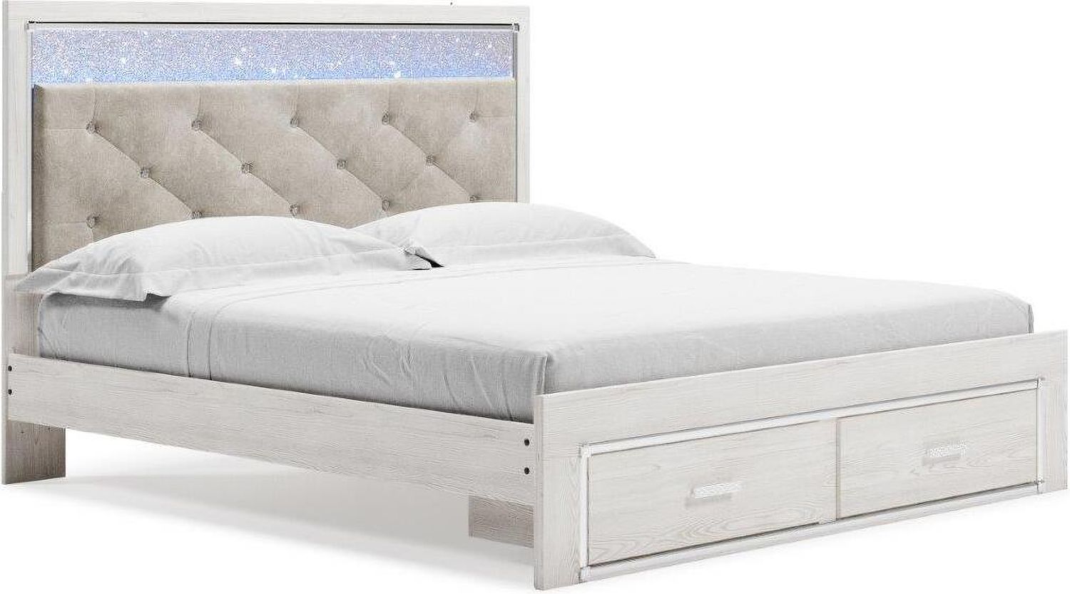 Altyra White King Storage Panel Bed B2640B29
