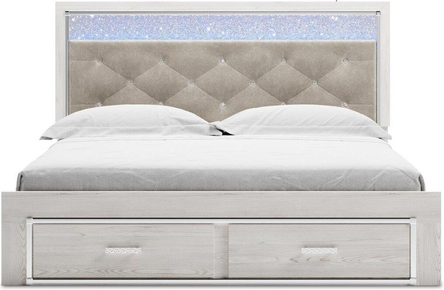 Altyra White King Storage Panel Bed B2640B29