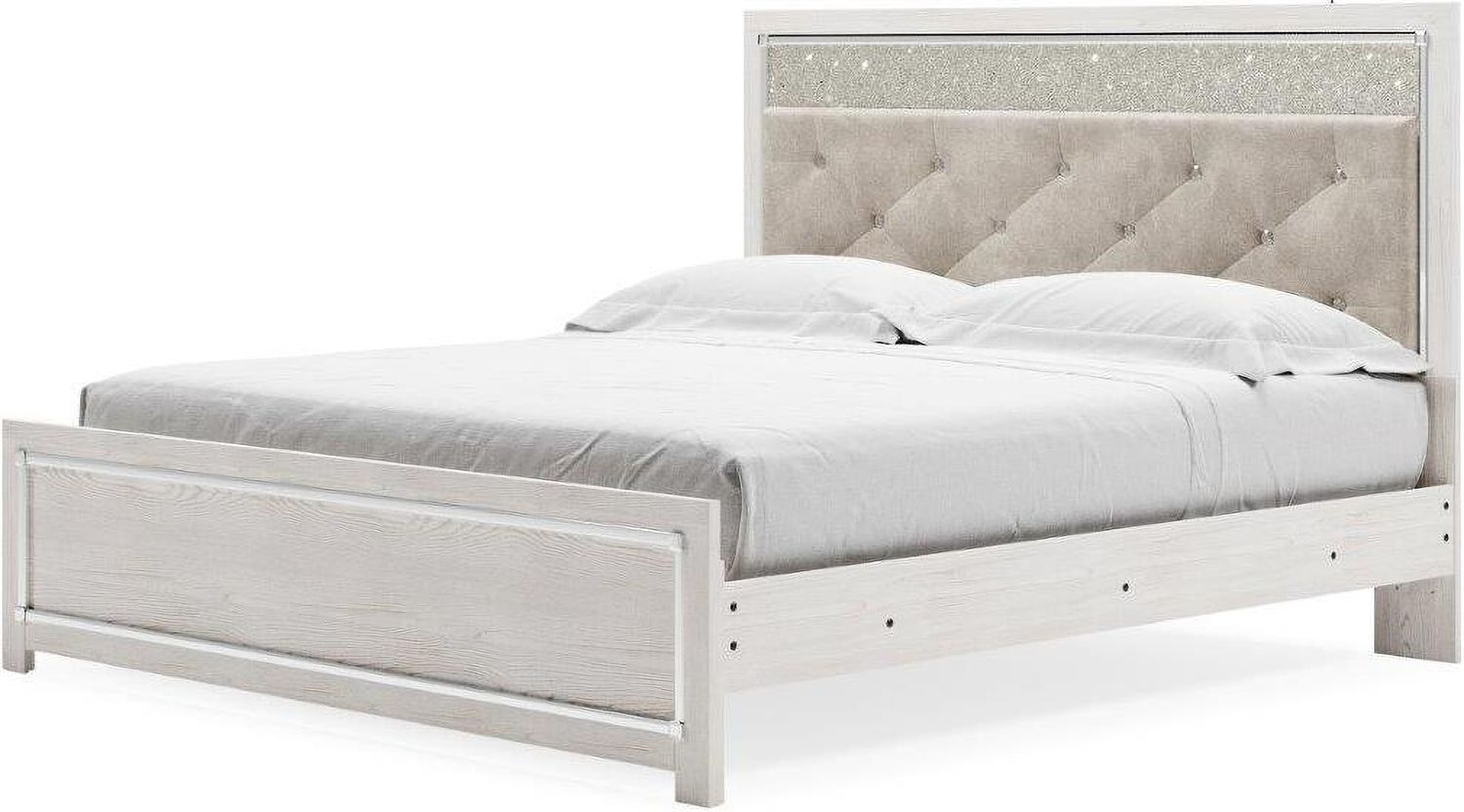 Altyra White King Panel Bed B2640B3