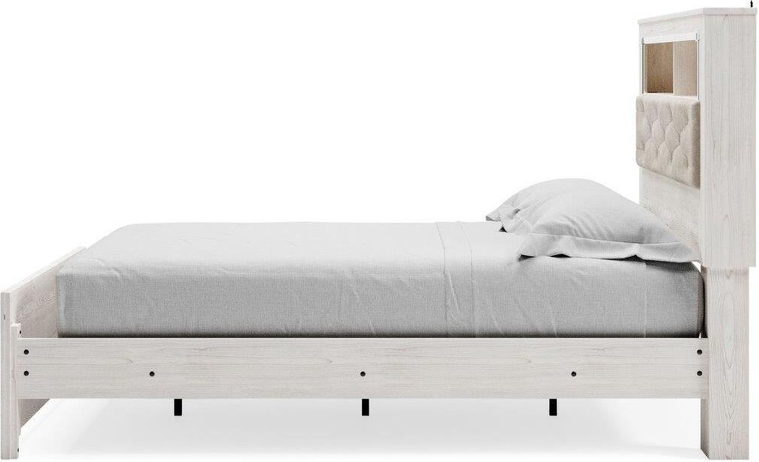 Altyra White Queen Panel Bookcase Bed B2640B4