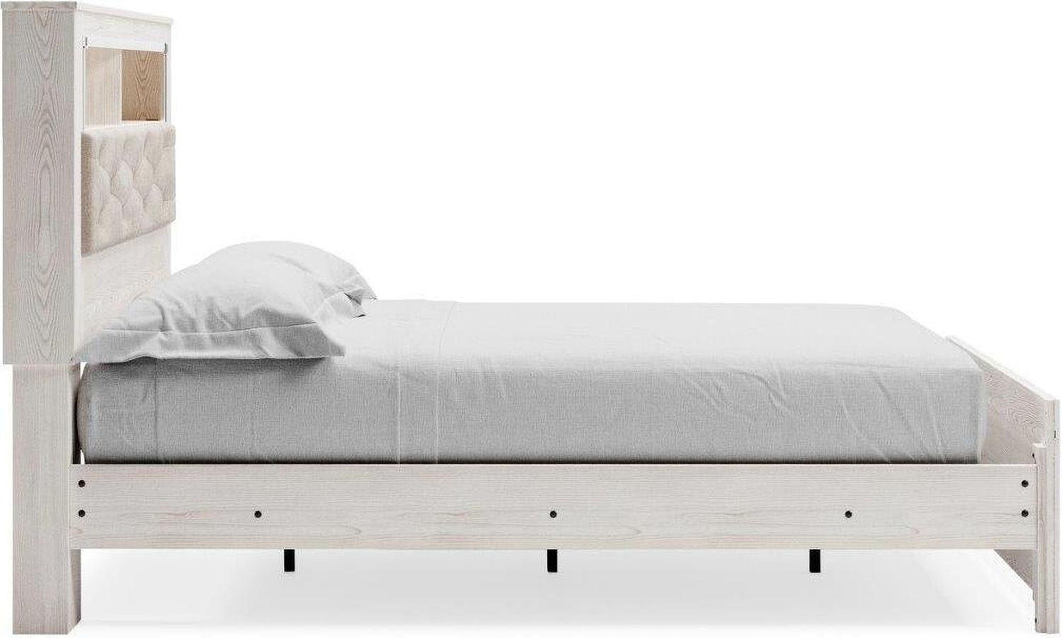 Altyra White Queen Panel Bookcase Bed B2640B4