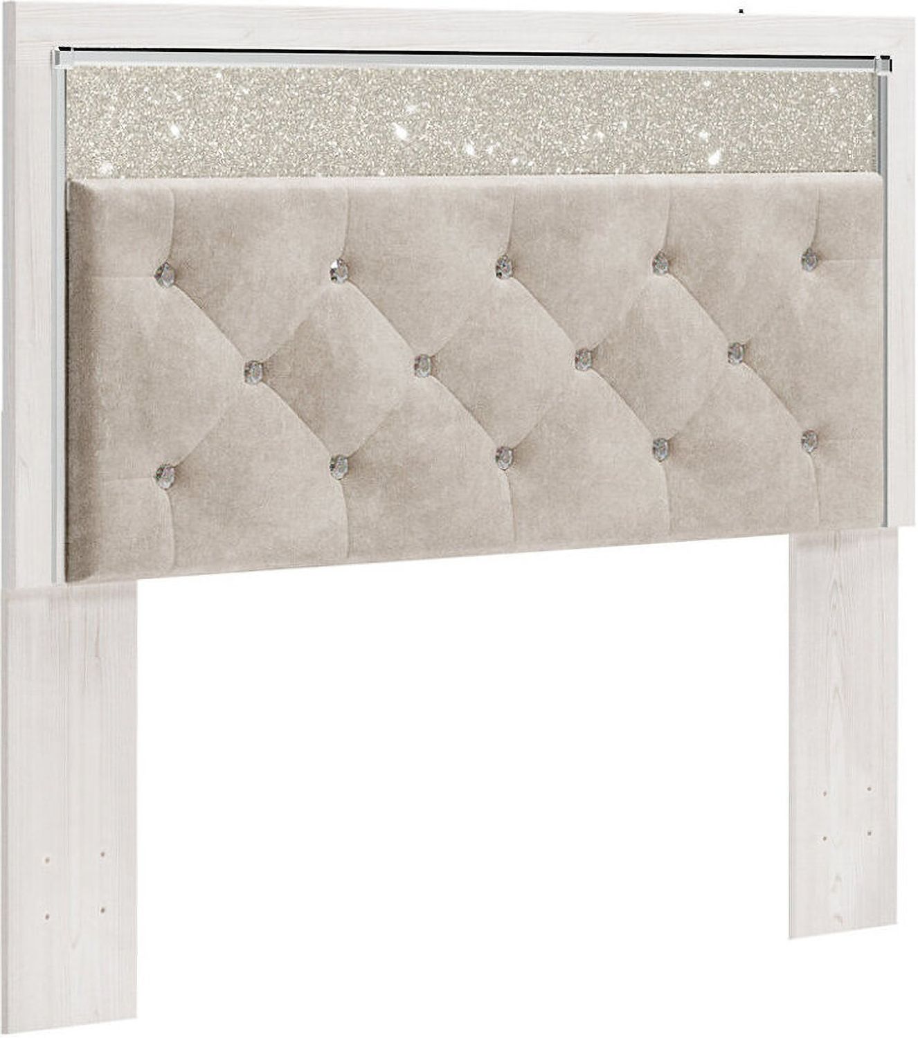 Altyra Queen Upholstered Storage Bed In White B2640B46