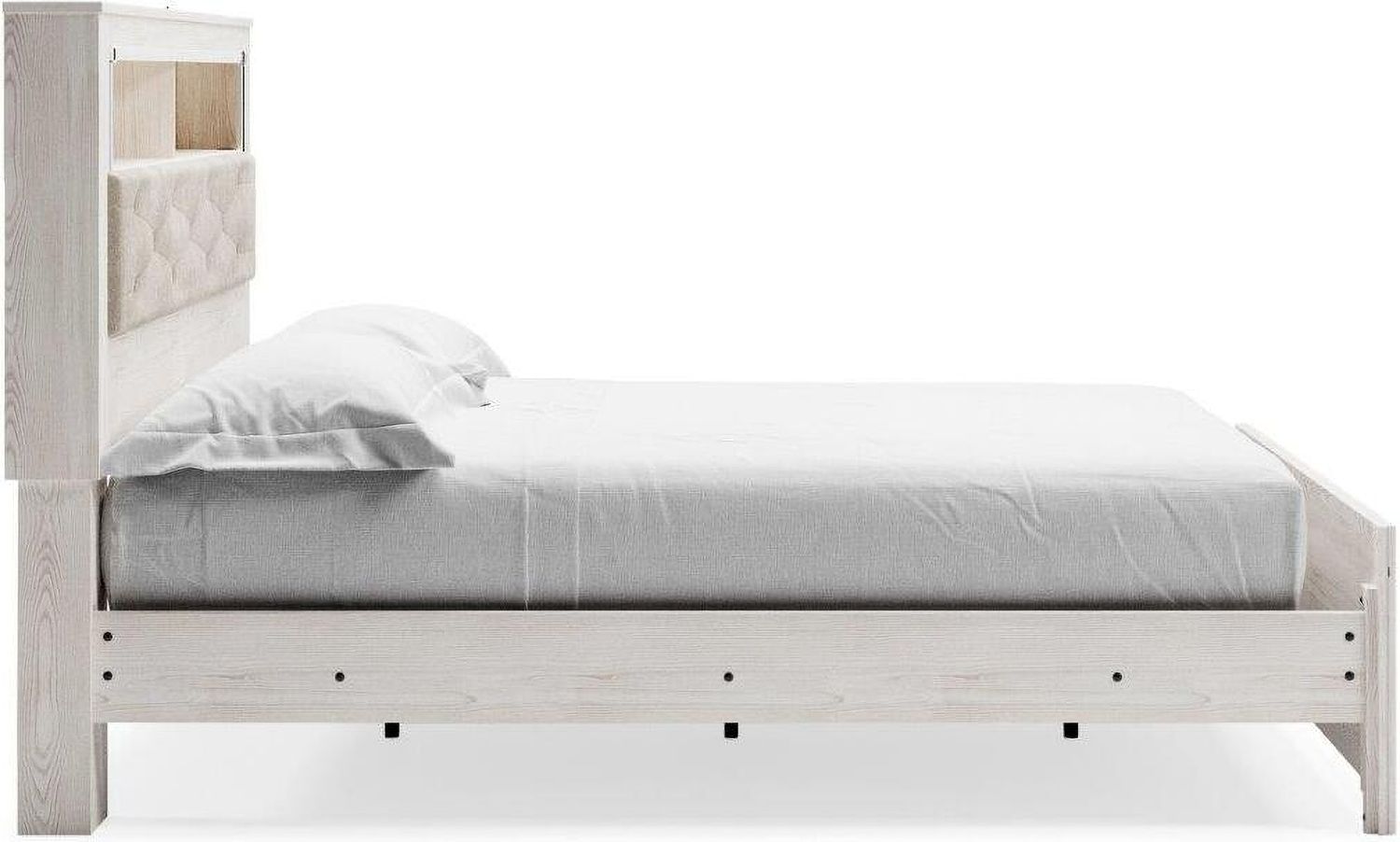 Altyra White King Panel Bookcase Bed B2640B5