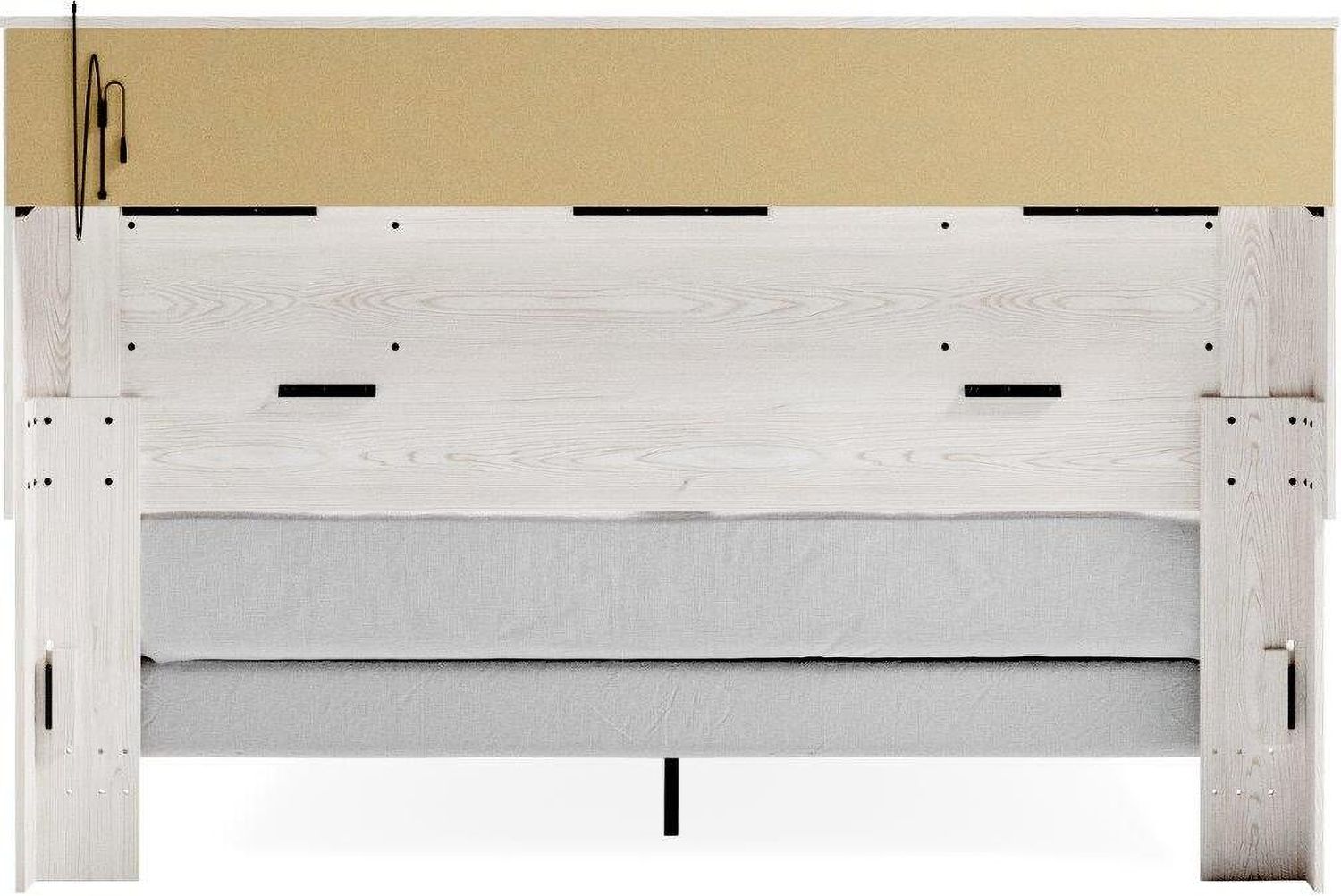 Altyra White King Panel Bookcase Bed B2640B5