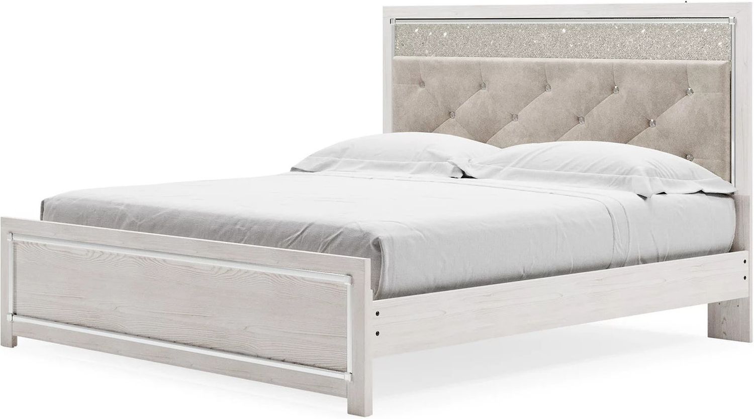 Altyra King Panel Bed In White B2640B50