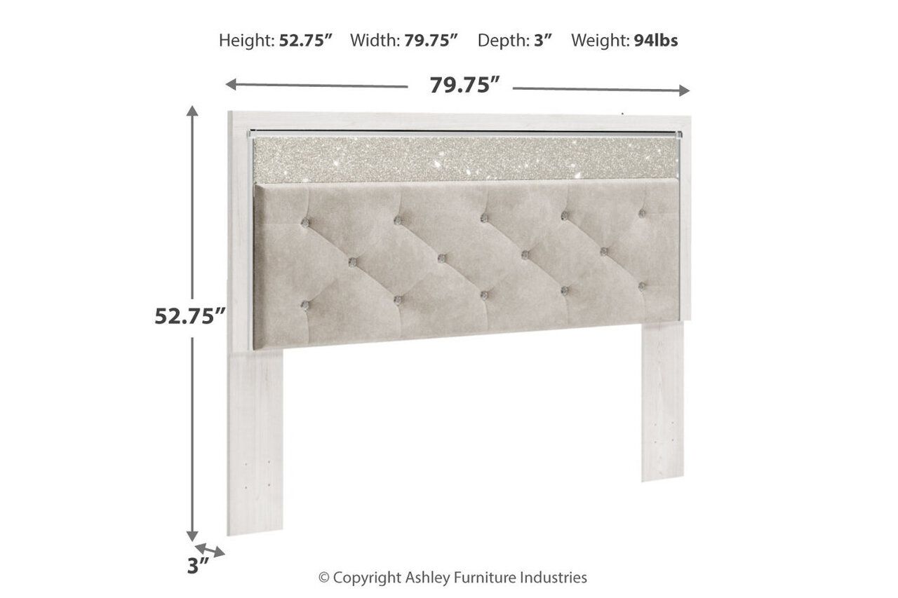 Altyra King Panel Bed In White B2640B50