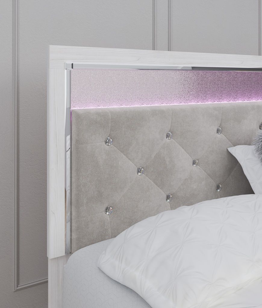 Altyra White Full Panel Bed B2640B8