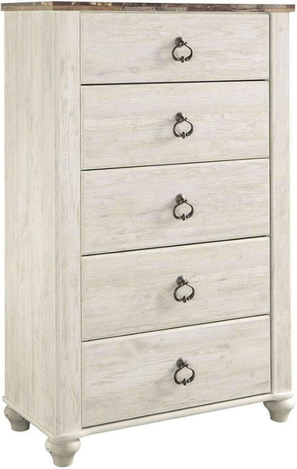 Willowton Two-tone 5 Drawer Chest B26746