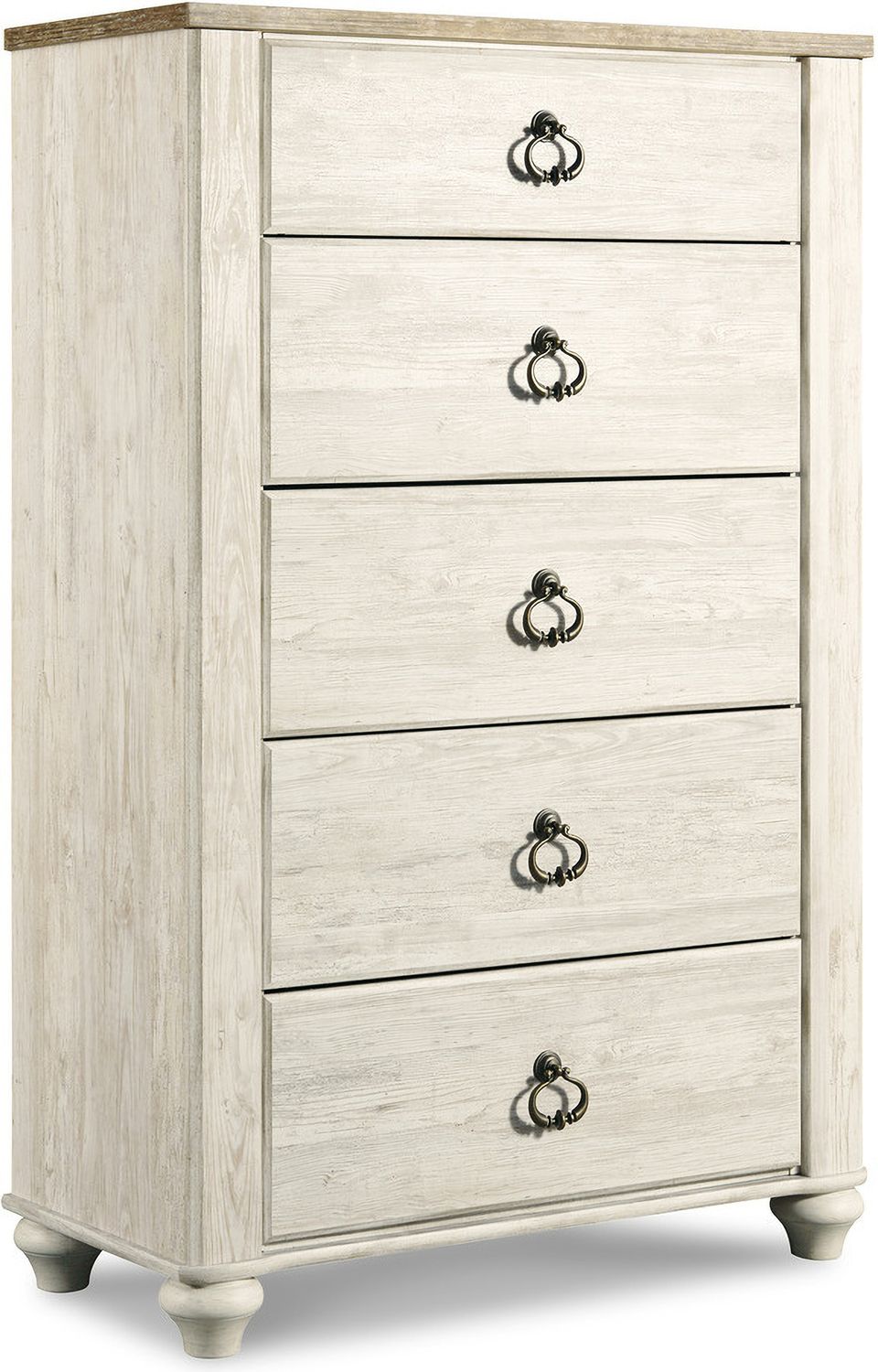 Willowton Two-tone 5 Drawer Chest B26746
