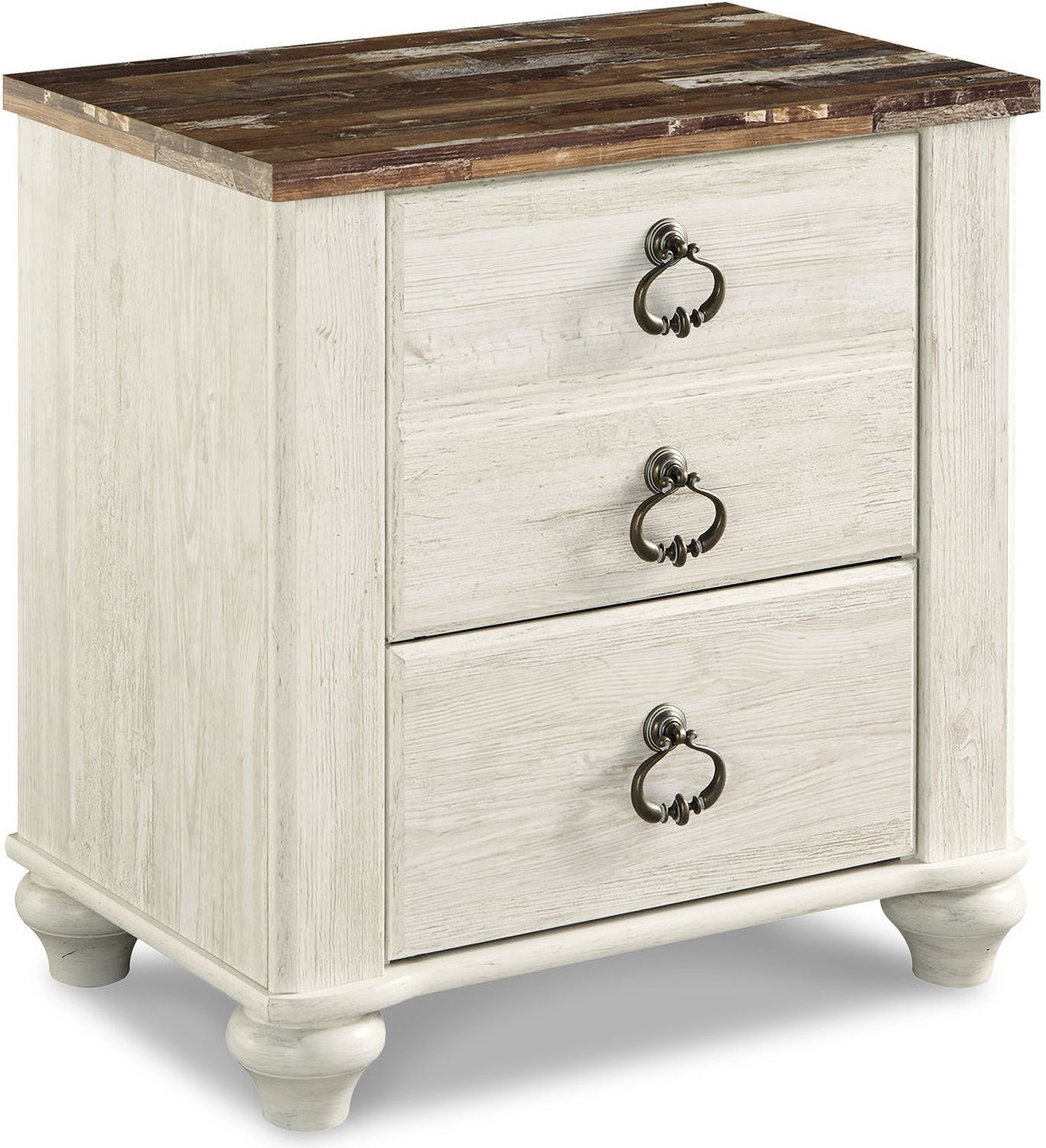 Willowton 2 Drawer Nightstand B26792