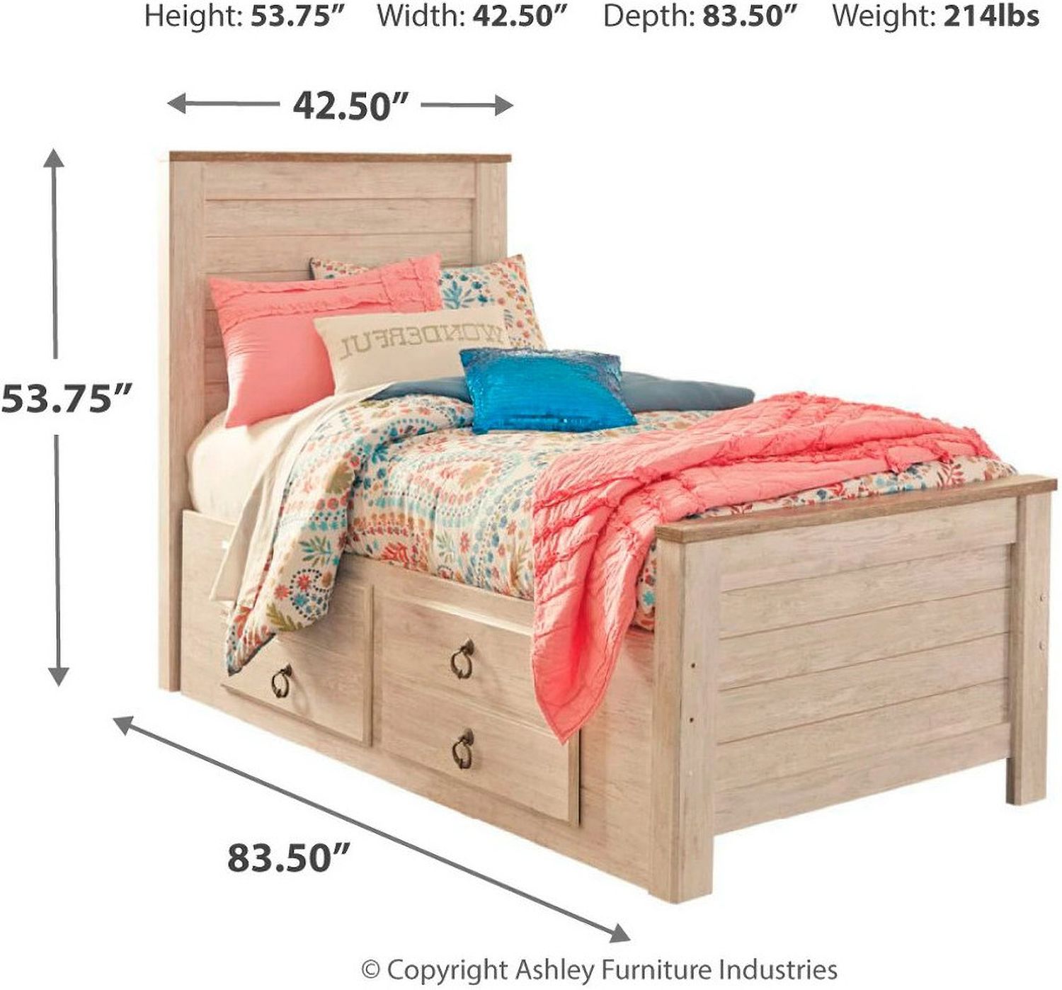 Willowton Youth Storage Bed (Twin) B267B21