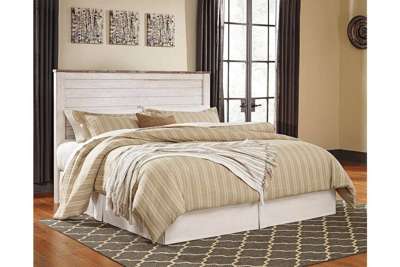Willowton Whitewash Cal. King Panel Bed B267B28