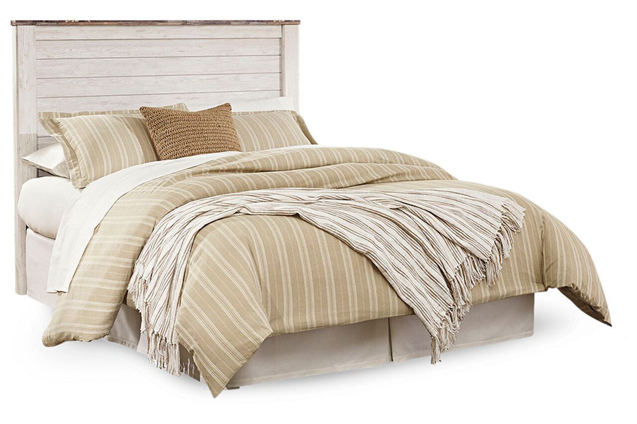Willowton Whitewash Queen Panel Bed B267B8