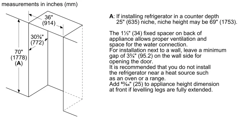 800 Series French Door Bottom Mount Refrigerator36'' B26FT50SNS