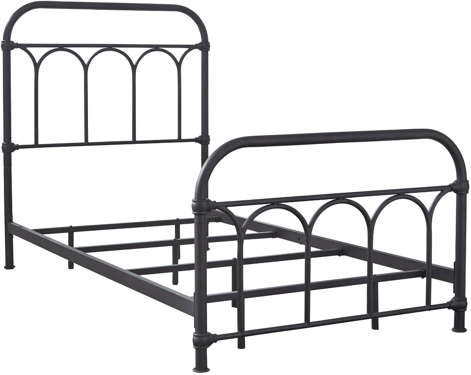 Nashburg Black Twin Metal Bed B280671